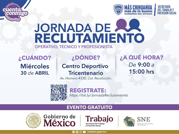 ¿BUSCAS EMPLEO? OFRECERÁ STPS 900 PLAZAS EN JORNADA DE RECLUTAMIENTO