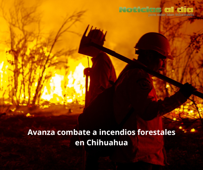 AVANZA COMBATE A INCENDIOS FORESTALES EN CHIHUAHUA