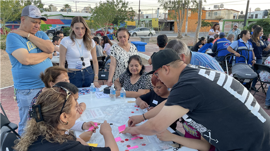 REALIZAN MUNICIPIO Y CIUDADANOS DIAGNÓSTICO PARA MEJORA EN PARQUE MELCHOR OCAMPO