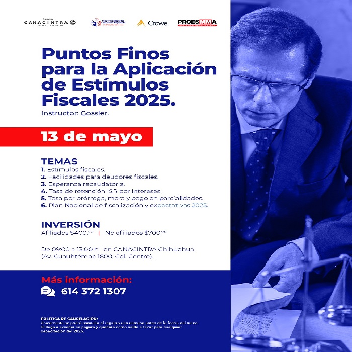 PUNTOS FINOS PARA LA APLICACIÓN DE ESTÍMULOS FISCALES 2025