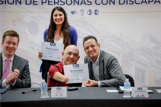 FIRMA ALCALDE BONILLA CONVENIO CON ONG INCLUSIVA PARA IMPULSAR INCLUSIÓN A PERSONAS CON DISCAPACIDAD