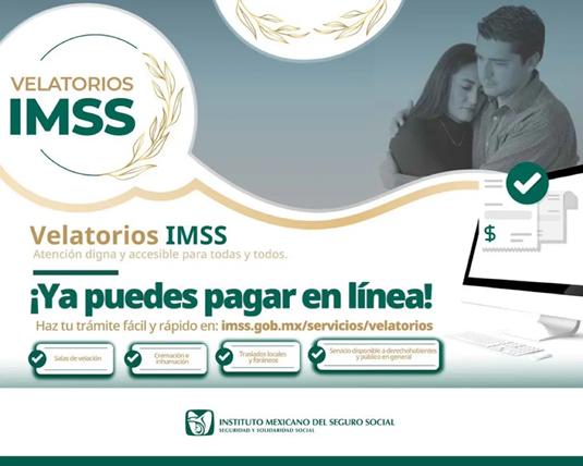 IMPLEMENTA IMSS APLICATIVO EN LÍNEA PARA PAGO DE SERVICIOS FUNERARIOS PREVENTIVOS