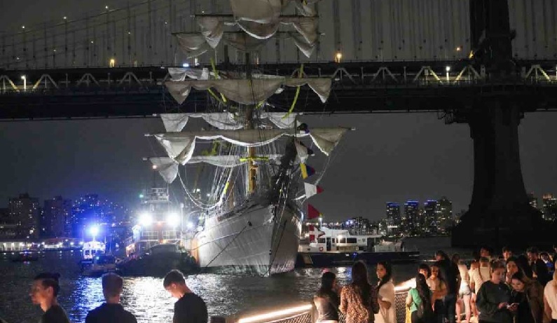 AUTORIDADES INVESTIGAN CHOQUE DEL BUQUE CUAUHTÉMOC: SHEINBAUM
