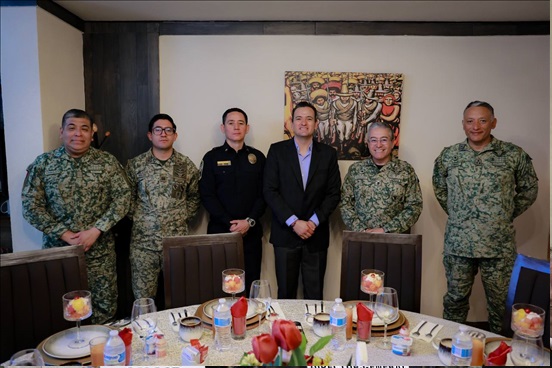 SOSTIENE ALCALDE BONILLA REUNIÓN CON NUEVO COMANDANTE DE LA QUINTA ZONA MILITAR