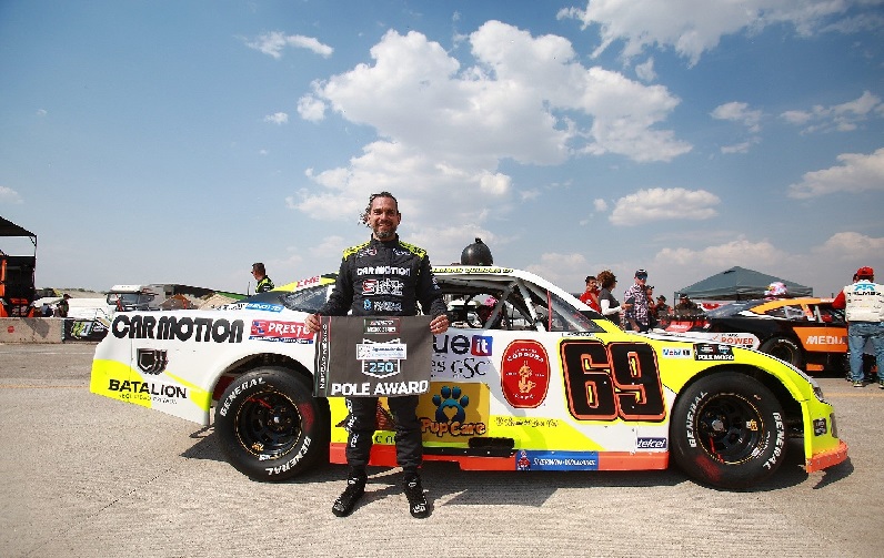 SE QUEDA GERMÁN QUIROGA CON LA POLE POSITION DE NASCAR MÉXICO EN LA “AGUASCALIENTES EL GIGANTE DE MÉXICO