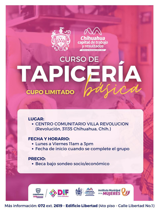 APRENDE SOLDADURA O TAPICERÍA CON ESTE CURSO DEL MUNICIPIO DIRIGIDO A MUJERES