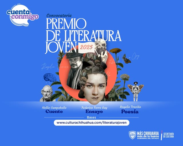 AÚN ESTÁS A TIEMPO DE PARTICIPAR EN LOS PREMIOS ESTATALES DE LITERATURA JOVEN 2025, EN SUS TRES CATEGORÍAS