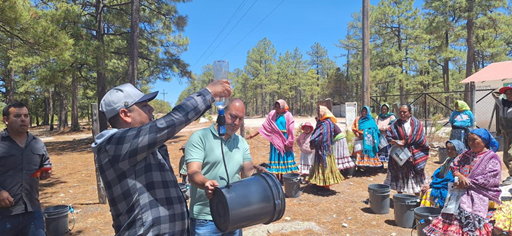 LLEVA JCAS FILTROS Y AGUA POTABLE A LA SIERRA TARAHUMARA