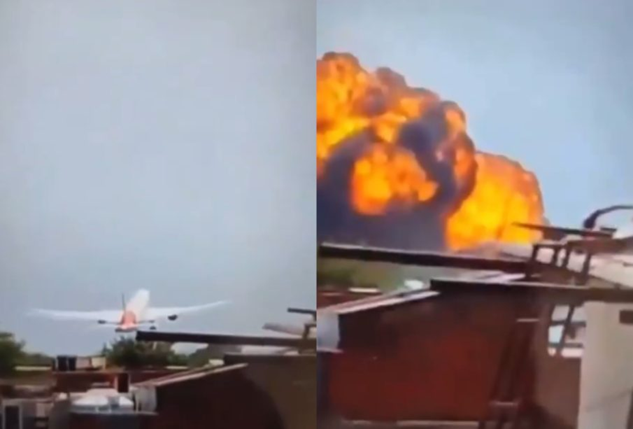 EL VUELO AI171 DE AIR INDIA Y 242 PERSONAS A BORDO, SE ESTRELLÓ MINUTOS DESPUÉS DE DESPEGAR
