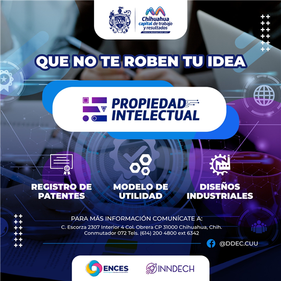 INVITA MUNICIPIO A ASESORARTE PARA PROTEGER LA PROPIEDAD INTELECTUAL DE TUS IDEAS DE NEGOCIO