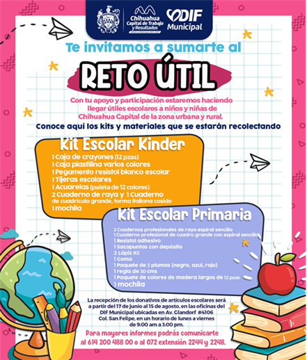 INVITA PRESIDENTA DEL DIF MUNICIPAL A SUMARSE AL RETO ÚTIL 2025