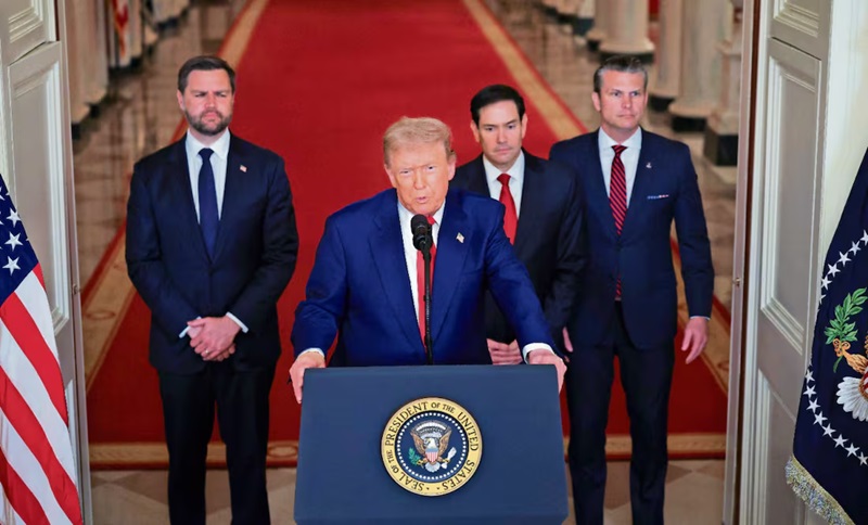 UN ALTO AL FUEGO TOTAL ACORDARON ISRAEL E IRAN; TRUMP
