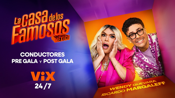 WENDY GUEVARA Y RICARDO MARGALEFF CONDUCIRÁN LCDLFMX EN VIX