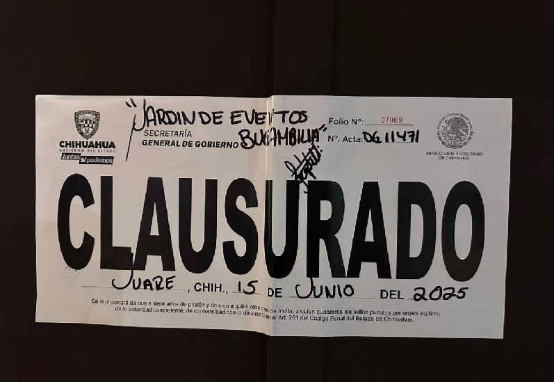 REALIZA GOBERNACIÓN ESTATAL 319 INSPECCIONES Y CLAUSURA 23 ESTABLECIMIENTOS DURANTE LA ÚLTIMA SEMANA
