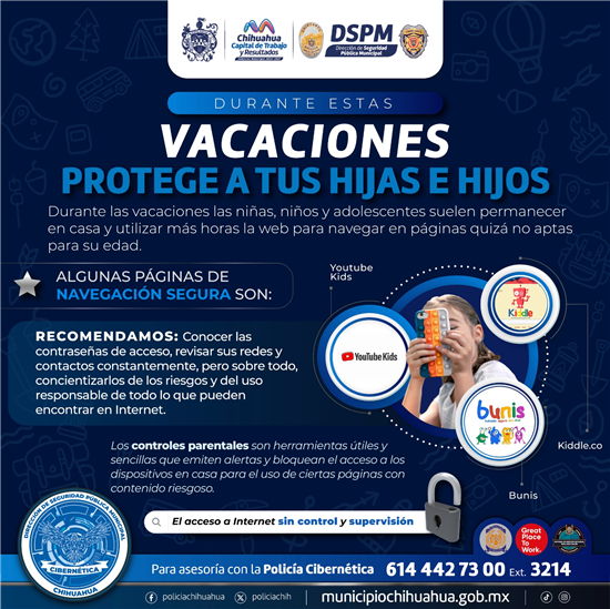 CUIDA LA NAVEGACIÓN DE TUS HIJOS EN INTERNET CON ESTAS RECOMENDACIONES DE LA POLICÍA MUNICIPAL