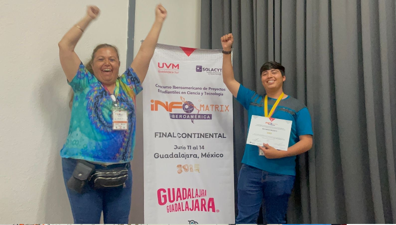 OBTIENE ESTUDIANTE DEL CECYTECH MEDALLA DE ORO EN LA FINAL IBEROAMERICANA DE INFOMATRIX