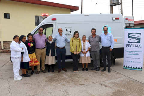 ENTREGA FECHAC AMBULANCIA A CLÍNICA SANTA TERESITA PARA FORTALECER ATENCIÓN MÉDICA EN 11 MUNICIPIOS DE LA SIERRA TARAHUMARA