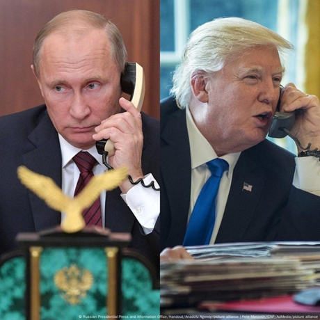 PUTIN SOSTENDRÁ UNA CONVERSACIÓN TELEFÓNICA ESTE JUEVES CON TRUMP