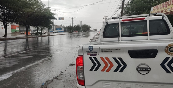 MANTIENE PROTECCIÓN CIVIL ALERTA POR LLUVIAS PARA ESTE FIN DE SEMANA