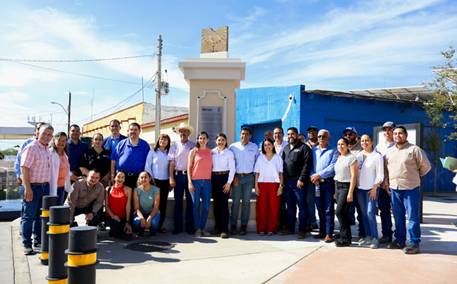 INAUGURAN OBRAS DEL PASEO ZARAGOZA EN MEOQUI CON INVERSIÓN DE 20 MILLONES DE PESOS
