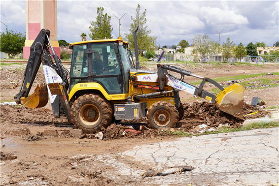 RETIRÓ MUNICIPIO 182 METROS CÚBICOS DE ARRASTRES ESTE JUEVES POR LLUVIAS