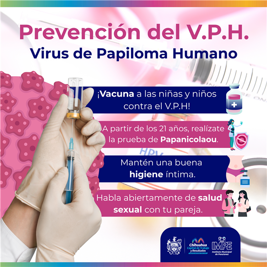 COMPARTE GOBIERNO MUNICIPAL RECOMENDACIONES PARA PREVENIR EL VIRUS DE PAPILOMA HUMANO