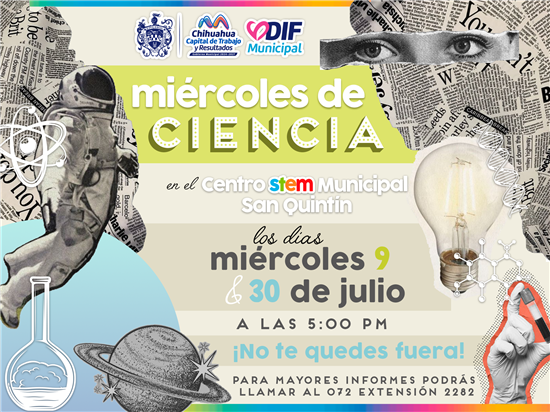 DIF MUNICIPAL INVITA A LOS MIÉRCOLES DE CIENCIA EN EL CENTRO STEM SAN QUINTÍN