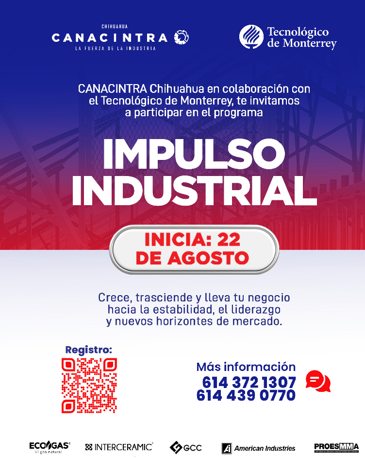 IMPULSO INDUSTRIAL - INICIAMOS EL 22 DE AGOSTO
