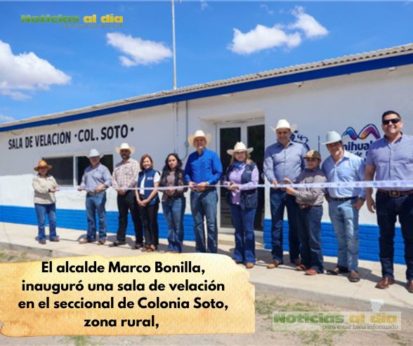 INAUGURA ALCALDE BONILLA SALA DE VELACIÓN EN EL SECCIONAL DE COLONIA SOTO