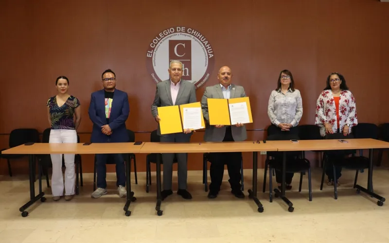 FORMALIZAN EL COLECH Y COESPO COLABORACIÓN PARA PROYECTOS SOBRE MOVILIDAD HUMANA
