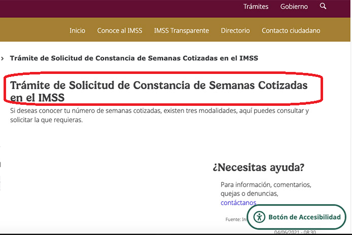 EL IMSS TE INVITA A OBTENER TU CONSTANCIA DE SEMANAS COTIZADAS A TRAVÉS DE SUS SERVICIOS DIGITALES, SIN SALIR DE CASA