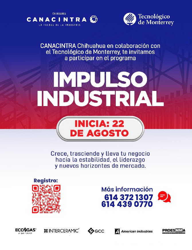 IMPULSO INDUSTRIAL - INICIAMOS EL 22 DE AGOSTO