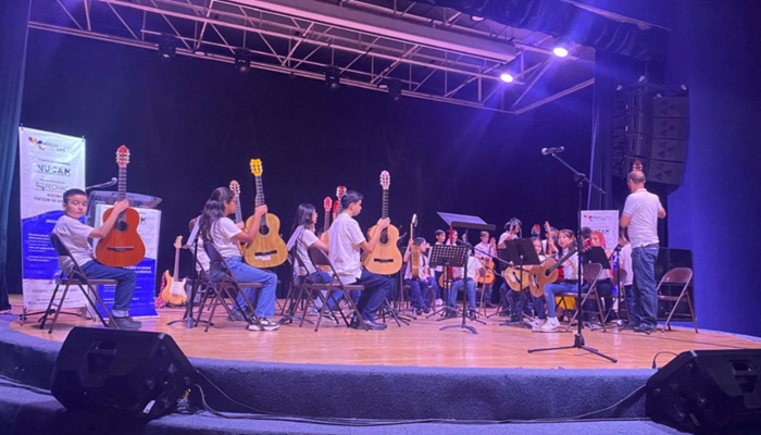 CON MÚSICA, MÁS DE 100 NIÑAS, NIÑOS Y JÓVENES DE CUAUHTÉMOC MUESTRAN EL DESARROLLO MUSICAL Y PERSONAL ADQUIRIDO A TRAVÉS DE PROYECTO IMPULSADO POR FECHAC Y MÉXICO A TRAVÉS DEL ARTE