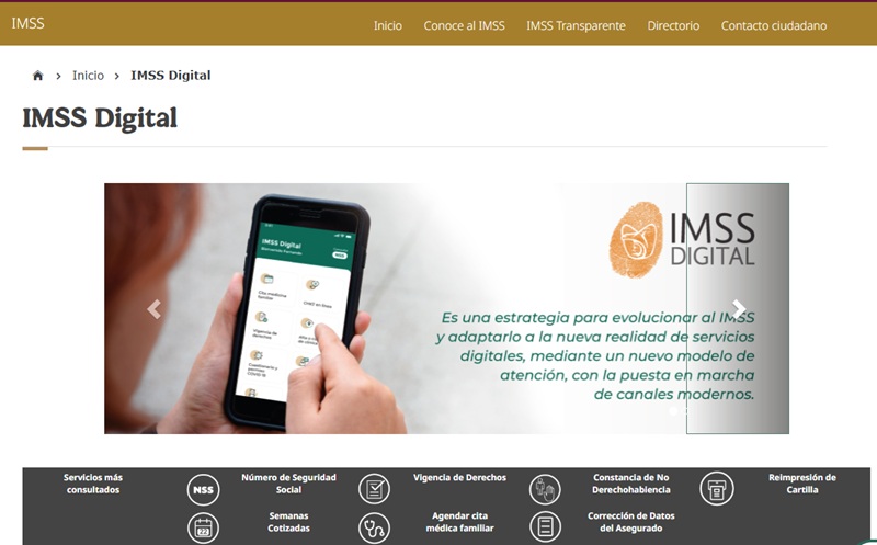 CON SERVICIOS DIGITALES IMSS FACILITA OBTENCIÓN DE LA CONSTANCIA DE VIGENCIA DE DERECHOS