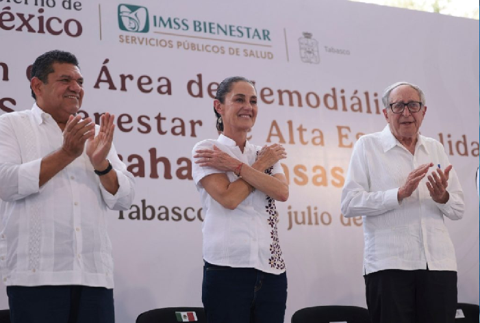 LA PRESIDENTA SHEINBAUM DETALLÓ UNA INVERSIÓN DE DOS MIL MILLONES DE PESOS PARA EL IMSS BIENESTAR EN TABASCO
