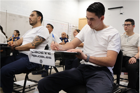  INICIA ACADEMIA PARA BOMBEROS VOLUNTARIOS CON 34 ASPIRANTES