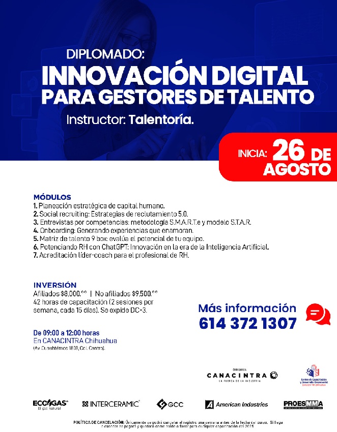 DIPLOMADO INNOVACIÓN DIGITAL PARA GESTORES DE TALENTO