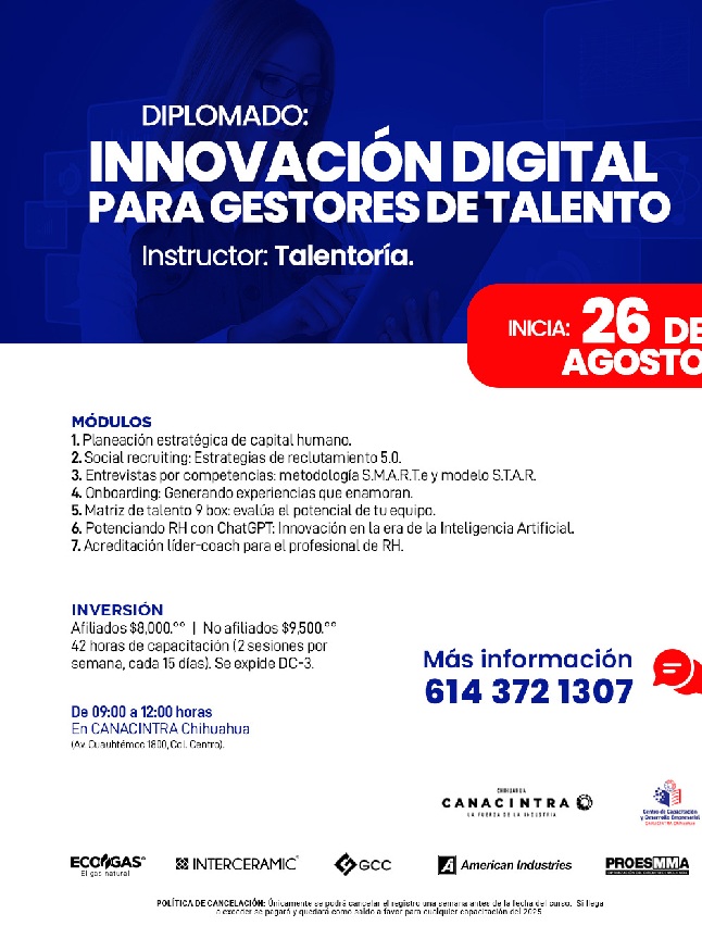 DIPLOMADO INNOVACIÓN DIGITAL PARA GESTORES DE TALENTO