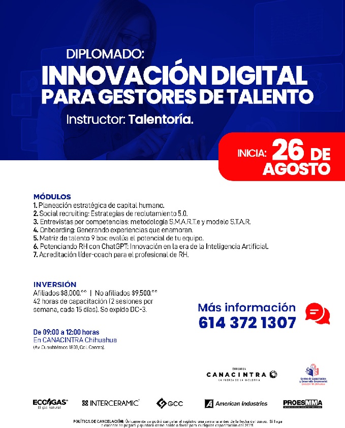 DIPLOMADO INNOVACIÓN DIGITAL PARA GESTORES DE TALENTO