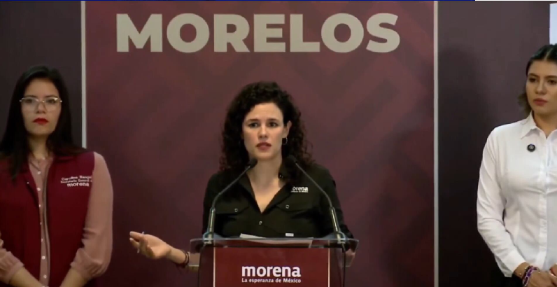 LA PRESIDENTA DE MORENA, LUISA MARÍA ALCALDE, PIDE A LOS MORENISTAS QUE EVITEN LOS LUJOS.