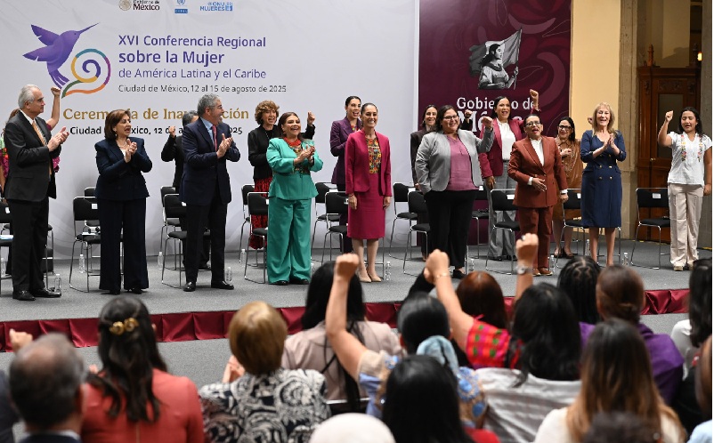  SHEINBAUM INAUGURÓ LA DECIMOSEXTA CONFERENCIA REGIONAL SOBRE LA MUJER DE AMÉRICA LATINA Y EL CARIBE