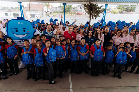 INICIA ALCALDE BONILLA ENTREGA DE MOCHILAS CON ÚTILES ESCOLARES DEL PROGRAMA “MI BOLSA ESCOLAR