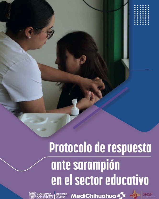 CUENTA ESTRUCTURA EDUCATIVA CON PROTOCOLO DE ACTUACIÓN ANTE CASOS DE SARAMPIÓN EN ENTORNOS ESCOLARES