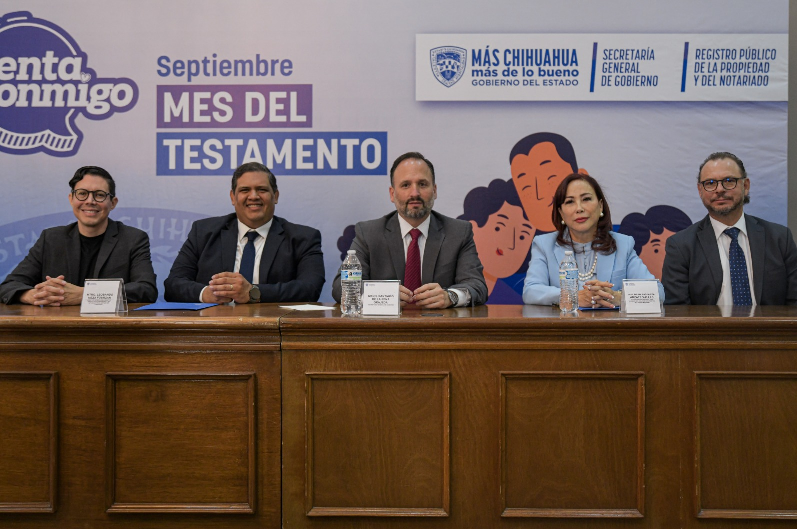 INICIA EL PROGRAMA SEPTIEMBRE, MES DEL TESTAMENTO