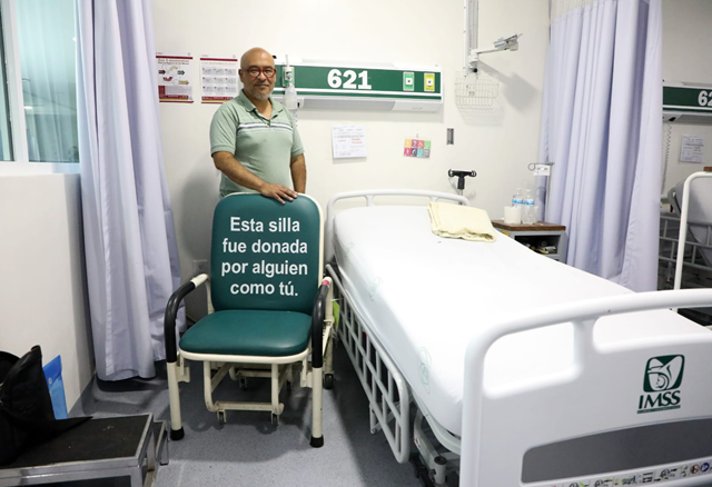INVITA FUNDACIÓN IMSS A LA POBLACIÓN A SUMARSE A LA CAMPAÑA SILLAS-CAMA DE ACOMPAÑAMIENTO 2025.