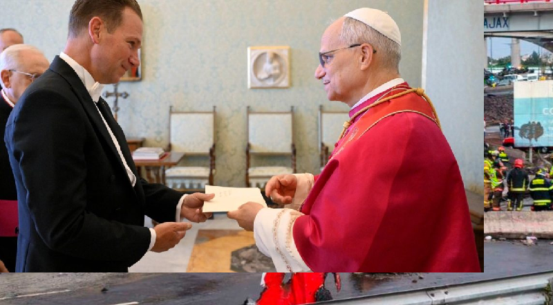 EL PAPA LEÓN XIV RECIBIÓ LAS CARTAS CREDENCIALES DE BRIAN FRANCIS BURCH, NUEVO EMBAJADOR DE EE.UU.