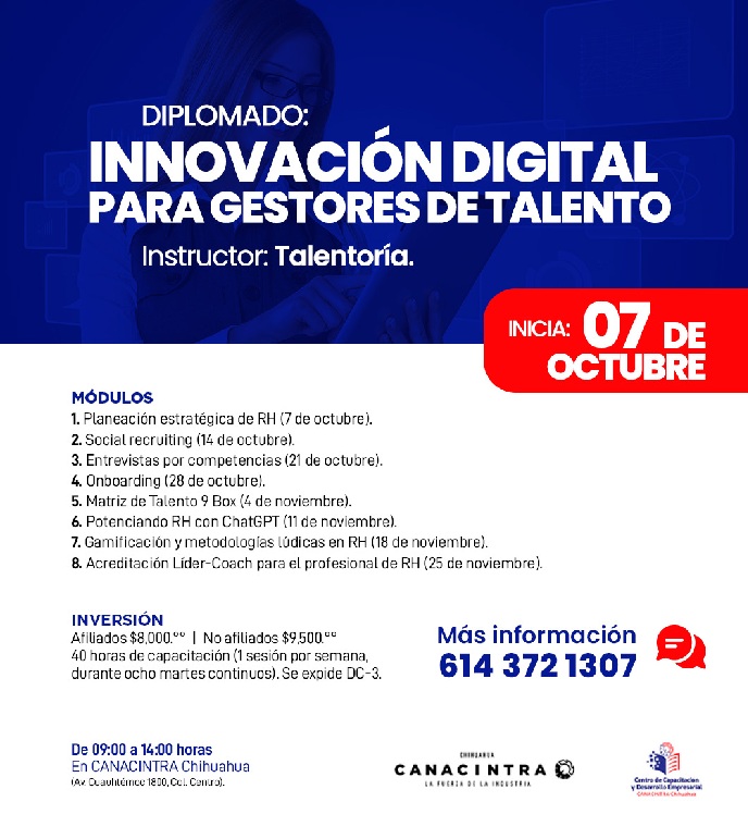DIPLOMADO INNOVACIÓN DIGITAL PARA GESTORES DE TALENTO