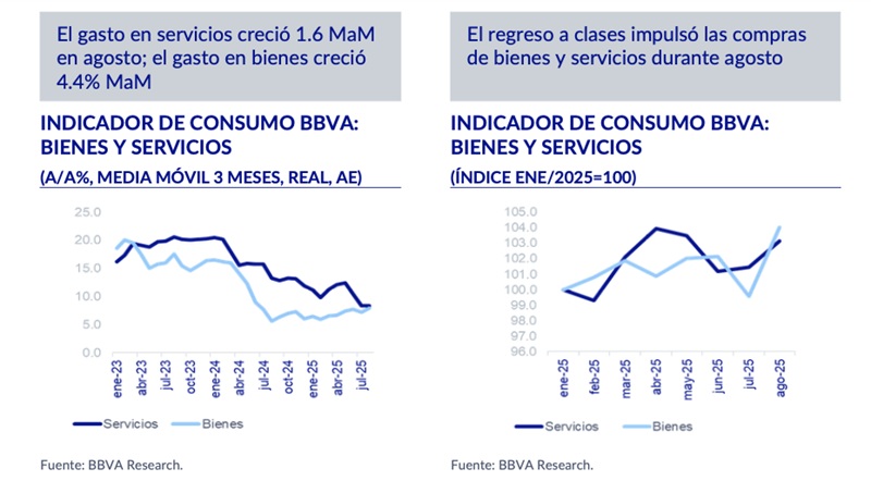EL REGRESO A CLASES IMPULSA TEMPORALMENTE EL CONSUMO PRIVADO
