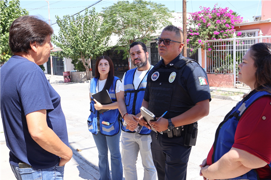  RECORRE POLICÍA MUNICIPAL ZONA ORIENTE PARA CONOCER NECESIDADES DE SEGURIDAD