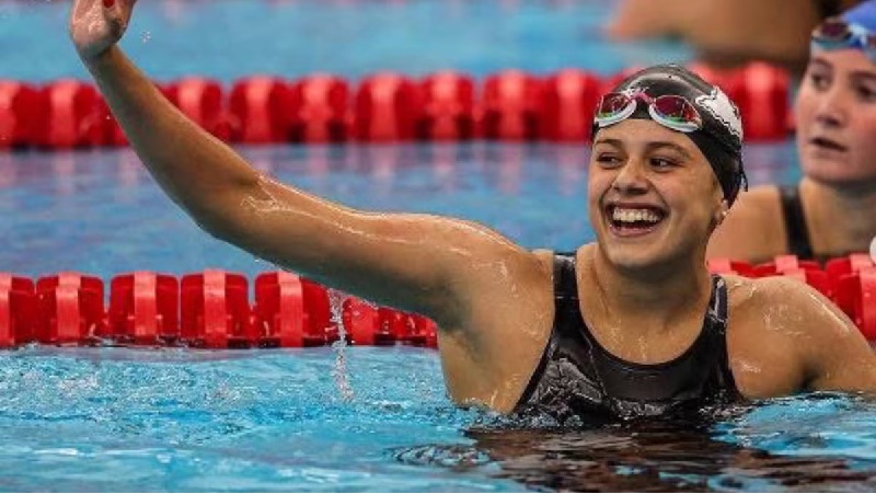 MIRANDA GRANA OBTUVO LA MEDALLA DE BRONCE EN LA COPA DEL MUNDO DE NATACIÓN 2025, 